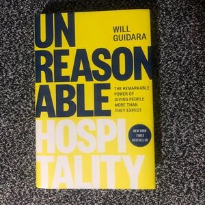 Unreasonable Hospitality hardcover book by Will Guidara NYT bestseller